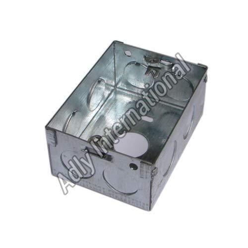 Adly Electrical Modular Box (Galvanized Iron, 5x3 Inch)