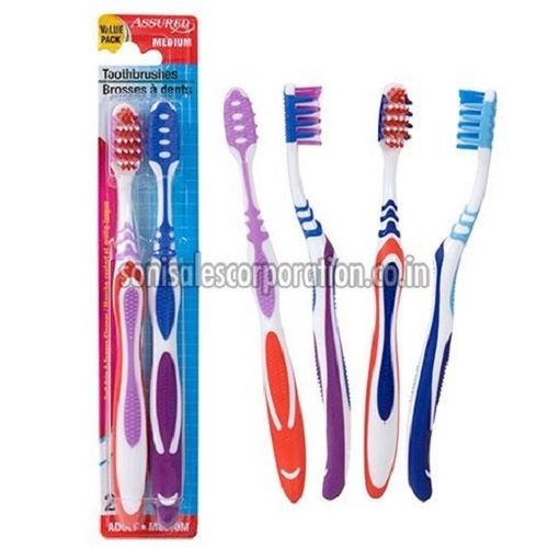 Assure Printed Plastic Toothbrush (Multiple Color)
