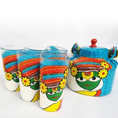 Attractive Design Hand Painted Kettle Set