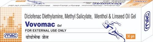 Diclofenac Diethylamine Methyl Salicylate Menthol Linseed Oil Gel