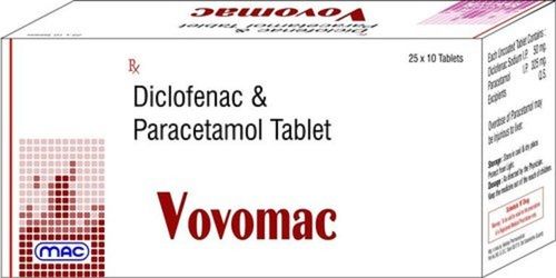 Diclofenac Sodium And Paracetamol 375 MG Pain Reliever Tablets