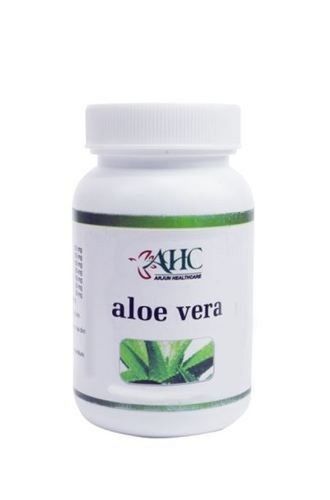 Herbal Green Aloe Vera Leaf Extract Capsules