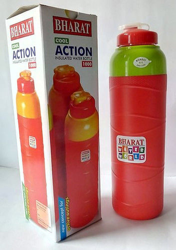 All Plastic Insulated Water Bottle Cool Action 1000