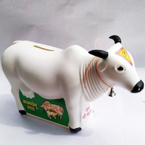 Plastic Kamdhenu Cow Money Bank For Kids