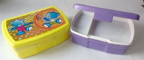 Yellow Plastic Lunch Box For Kids