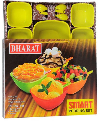 Yellow Smart Pudding Set For Gift