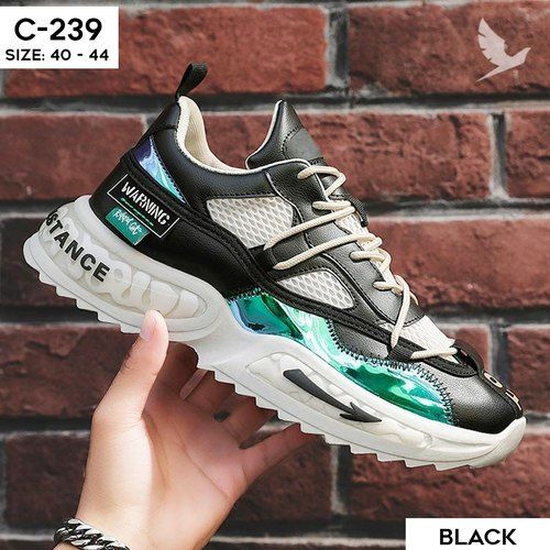 Multicolor Appealing Look Lace Up Men Sport Shoes (C-239)