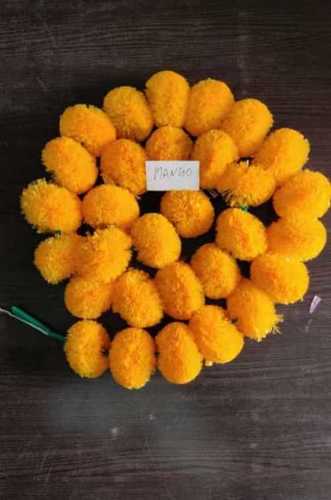 Various Colors Are Available Artificial Marigold Flower Hanging For Decoration Purpose