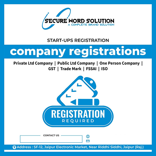 Company Registrations Services By M/S SECURE WORD SOLUTION