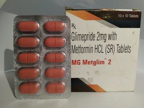Glimepride 2MG with Metformin HCL (SR) Tablets