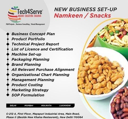 Namkeen Plant Consultancy Services By TECH4SERVE PROJECT CONSULTANTS LLP