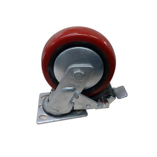 Polished Fabricated Caster Wheel