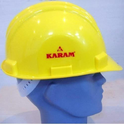 Skin Friendliness Yellow Karam Safety Helmet