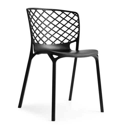 Easy To Clean String Series Modern Style Black Pp Cafe Chair