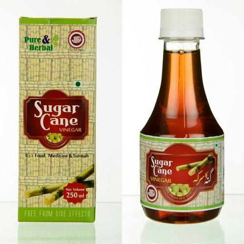 Sugar Cane Vinegar, Pure And Herbal, Natural Color (250 Ml)
