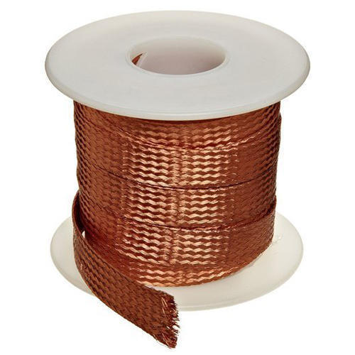 Silver Braided Copper Flexibles Strip