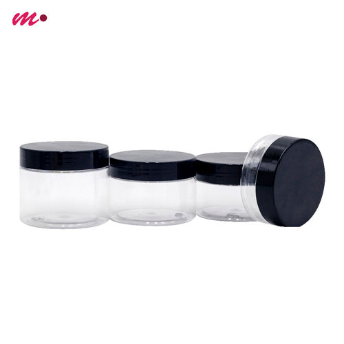 Transparent Impeccable Finish Pet Cream Jar (Mzs-6816)