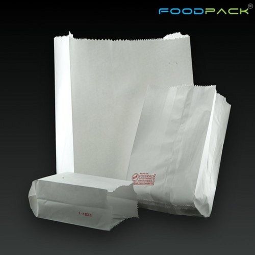 Itc Plain White Disposable Paper Food Bag Max Load: 2  Kilograms (Kg)