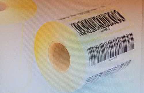 White Self Adhesive Stock Label 