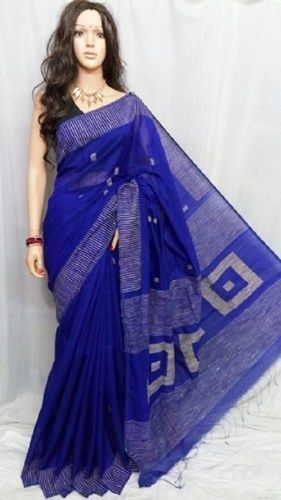 Multi-Color Cotton Silk Box Design Handloom Saree