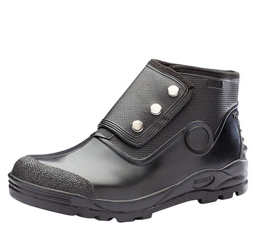 Black Steel Toe Button Closure Acme Safety Shoes at Best Price in Indapur |  Anush Industries