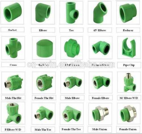 Green PPR Pipe Fitting