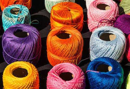 Various Multi Color Textile Yarns