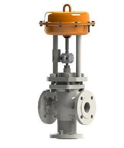 Cast Iron 3-4 Inch Pressure 60 Bar Pneumatic 3 Way Valve