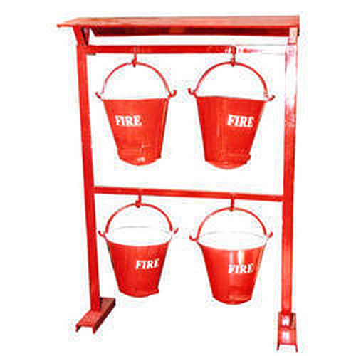 4 Fire Bucket Stand With Canopy