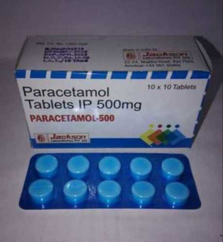 White 500Mg Paracetamol Tablet