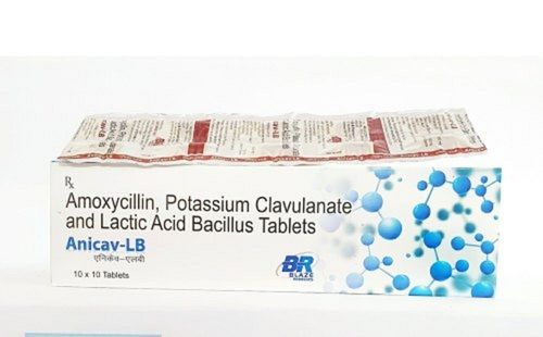 Amoxycillin Potassium Clavulanate And Lactic Acid Bacillus 625 MG Tablets