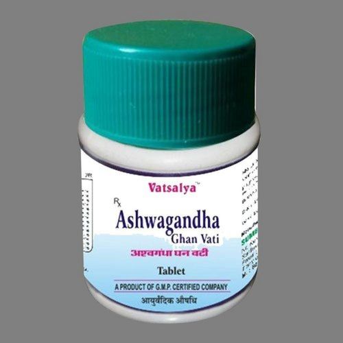 Ayurvedic Withania Somnifera Ashwagandha Ghanvati Tablet Age Group: For Adults