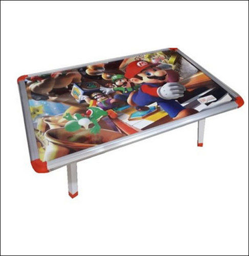 Multicolor Cartoon Printed Kids Study Table