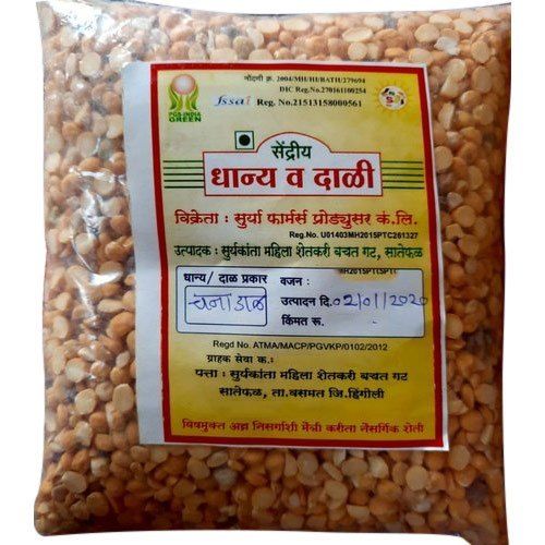 Chana Dal, Pure Organic High In Protein, Yellow Color (1 Kg)