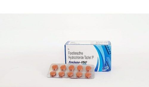 Fexofenadine Hydrochloride Anti Allergic 180 Mg Tablets Generic Drugs