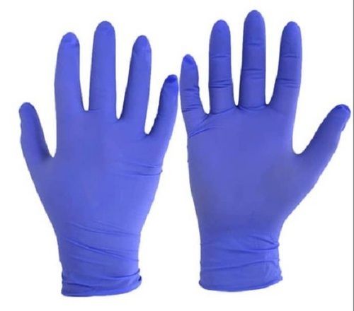 Metalskart Nitrile Examination Gloves, Blue Color Grade: Medical