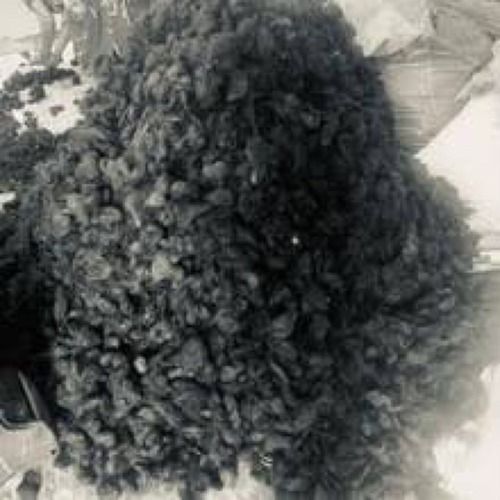 Black Natural Waste Human Hair