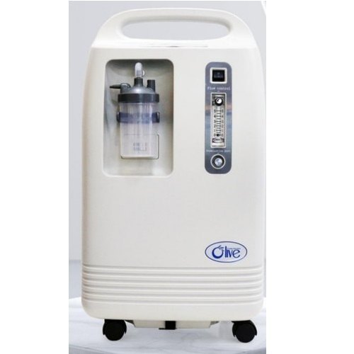 Olive 10 Lpm Portable Oxygen Concentrator, White Color Outlet Pressure: 40-80 Kpa