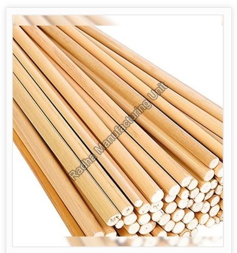 Available In Different Colours Polished Finish Brown Bamboo Sticks