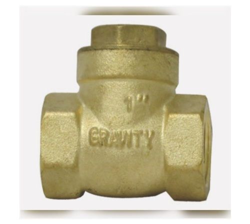 1 Inch Gold Brass Check Valve