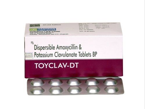 Amoxolycillin And Potassium Clavulanate 228.5 MG Antibiotic Dispersible Tablets