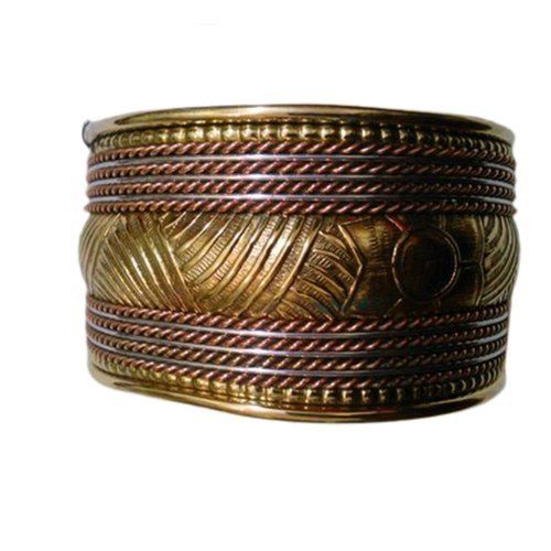 BR 40 125g 4 Inch Copper Brass Cuff Bracelet