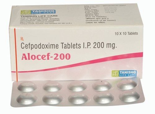 Cefpodoxime Proxetil 200 MG Antibiotic Tablets IP