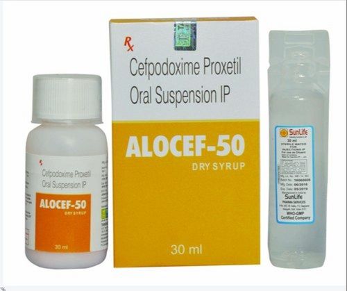 Cefpodoxime Proxetil 50 MG Antibiotic Oral Suspension Dry Syrup