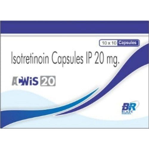 Isotretinoin 20 MG Acne Treatment Capsules IP
