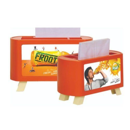 Orange Plastic Promotional Table Top Corporate Gift 