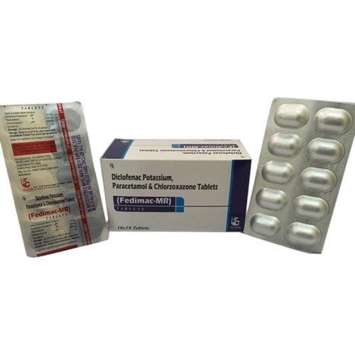 Diclofenac Potassium Paracetamol And Chlorzoxazone Pain Reliever Tablets