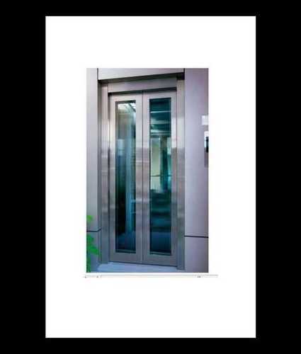 Glass Door Passenger Elevator - Automatic Sliding Doors, 2-4 Floors, 4-6 Persons Capacity | Stainless Steel, Electric, 220V, 400-500 Kg Load