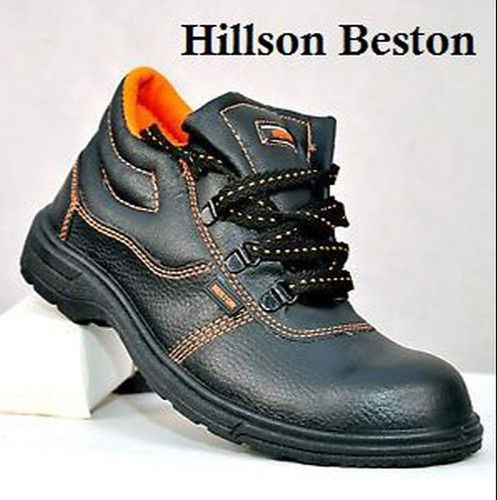 Black Hillson Beston Industrial Safety Shoes