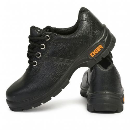 Black Lace Closure Industrial Tiger Safety Shoes